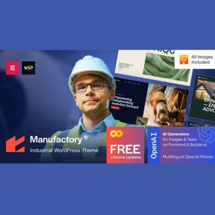 Manufactory - Industrial WordPress Theme